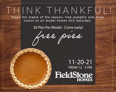 Free Costco Pumpkin Pies at Our Models – Nov. 20th