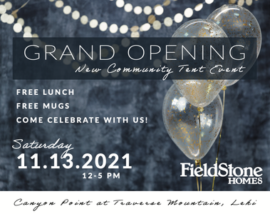GRAND OPENING Tent Event – Canyon Point