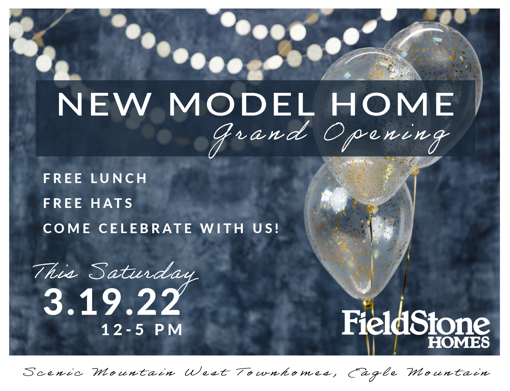 Scenic Mountain Townhomes West Model Home Grand Opening