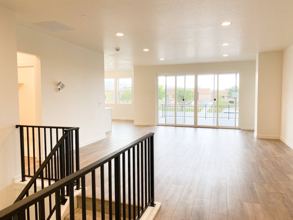 Living Room. Sahara Transitional - ADU Option New Home in Saratoga Springs, UT