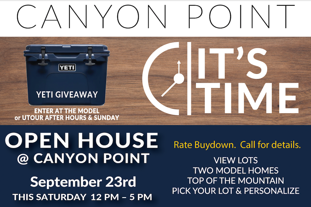 Canyon Point Open House